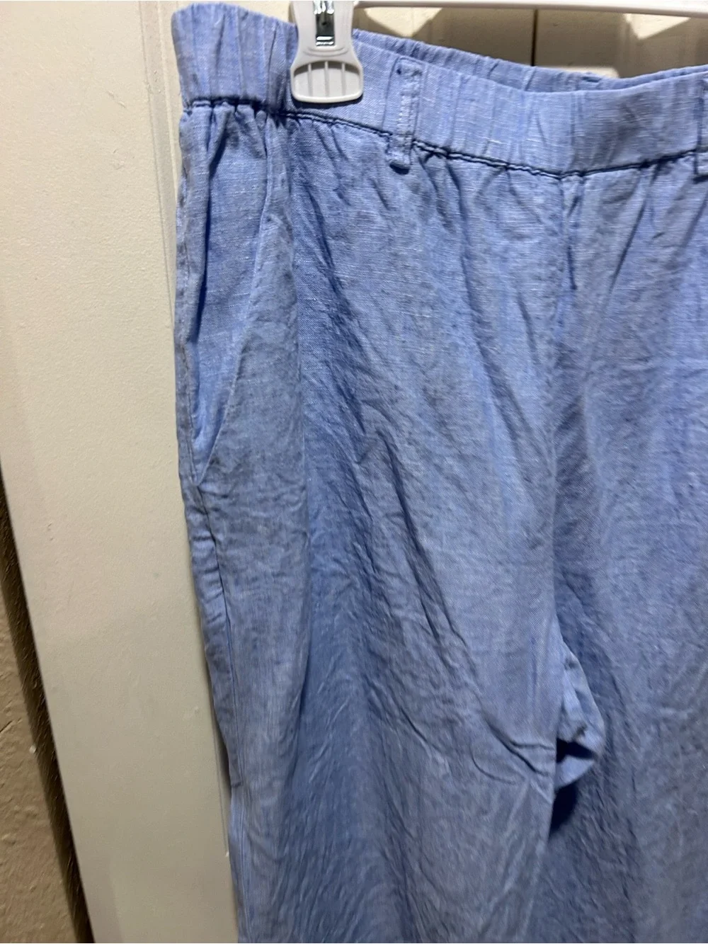 Quince 100% European Linen Pants in French Blue , Large